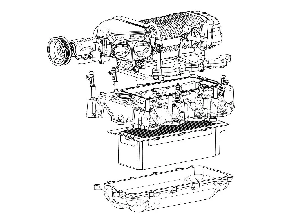 2010-2012 Ford (6.2L) F250 SuperCharger System