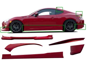 2013-2015 Scion FR-S 7-Piece Complete Body Kit - KB21022F