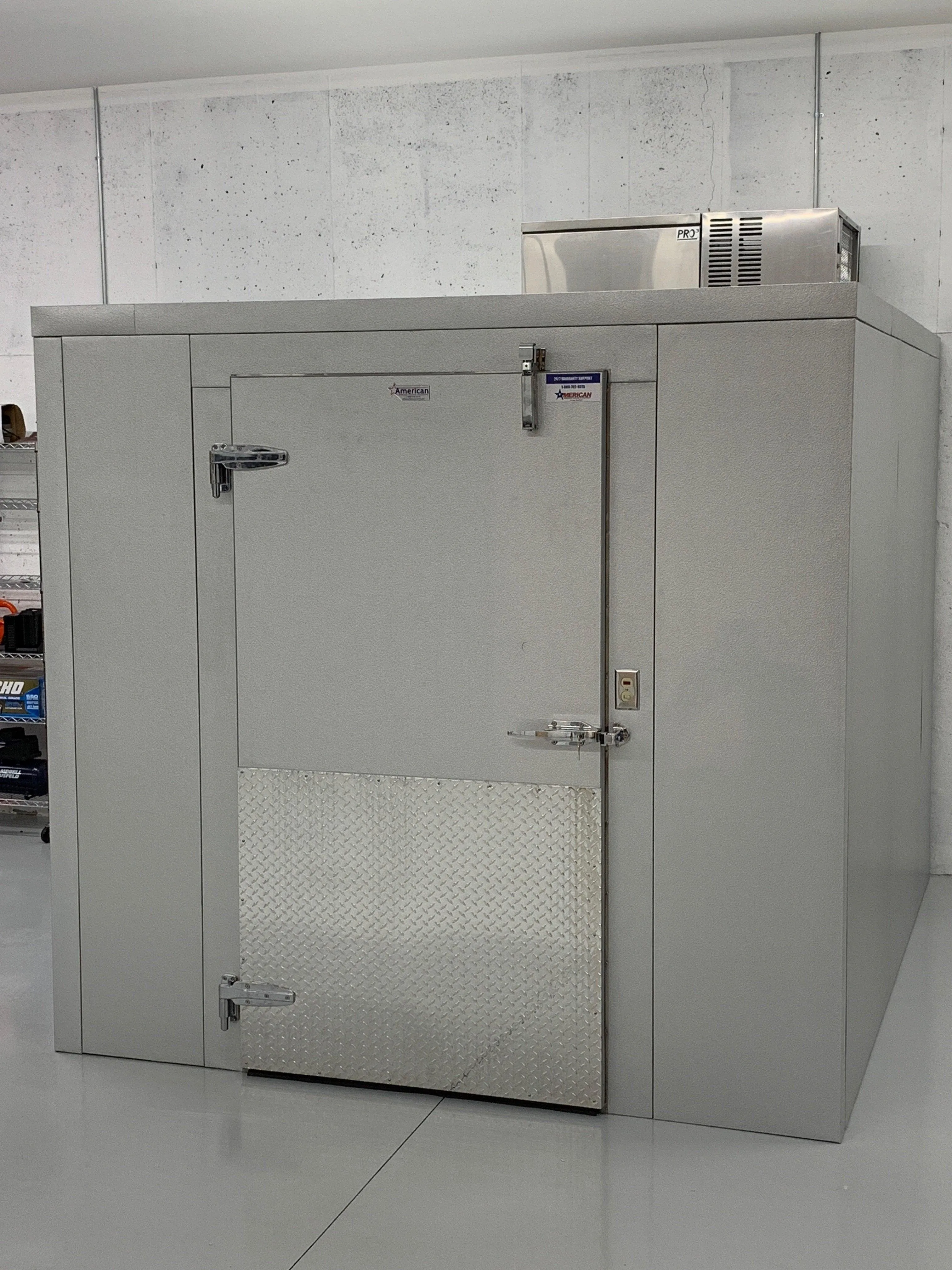 8 x 10 Walk-In Mortuary Morgue Cooler by American Mortuary