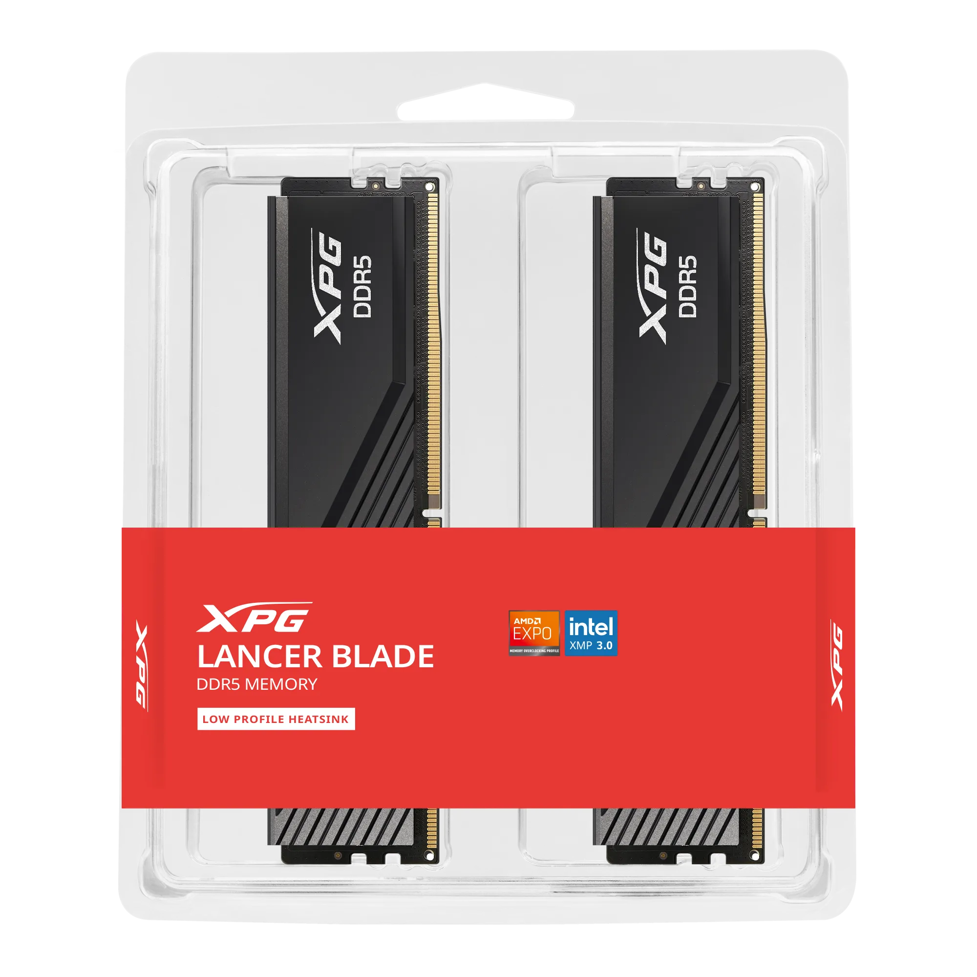 ADATA 32GB Kit (2x16GB) XPG LANCER BLADE Black 黑色 AX5U5600C4616G-DTLABBK DDR5 5600MHz Memory AMD EXPO & Intel XMP 3.0 (RM-LBC32B)