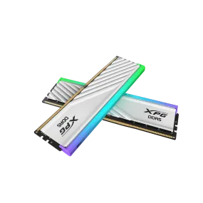 ADATA 32GB Kit (2x16GB) XPG LANCER BLADE RGB White 白色 AX5U6000C3016G-DTLABRWH DDR5 6000MHz Memory AMD EXPO & Intel XMP 3.0 (RM-LBRD32W)