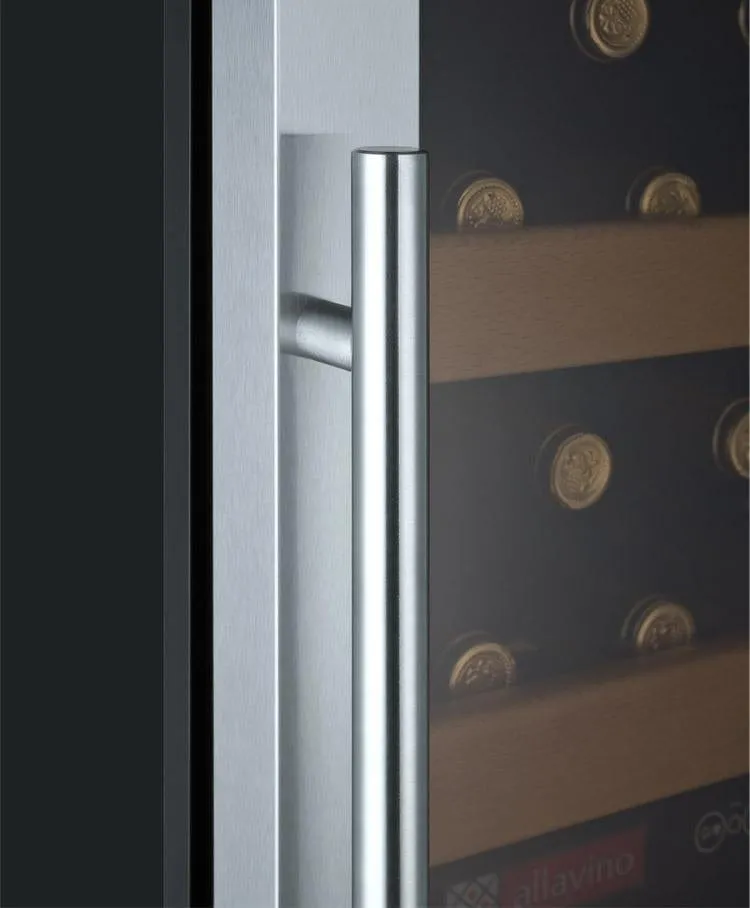 Allavino Vite II Tru-Vino 99 Bottle Dual Zone Stainless Steel Right Hinge Wine Fridge YHWR99-2SR20