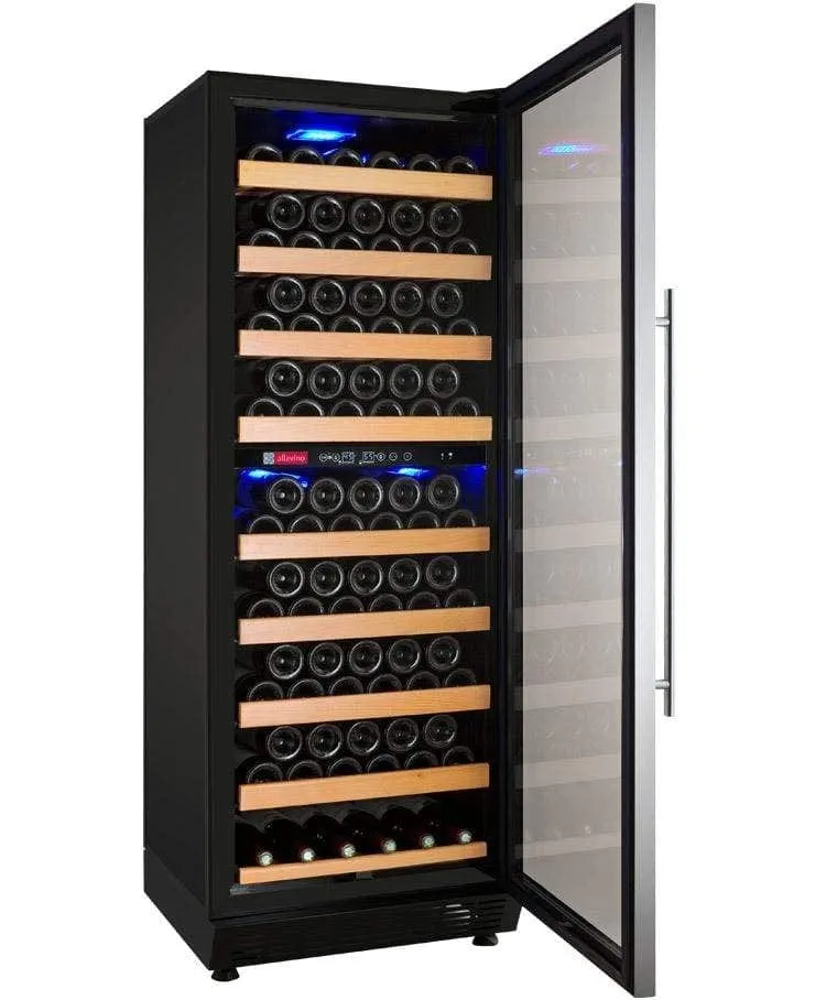 Allavino Vite II Tru-Vino 99 Bottle Dual Zone Stainless Steel Right Hinge Wine Fridge YHWR99-2SR20