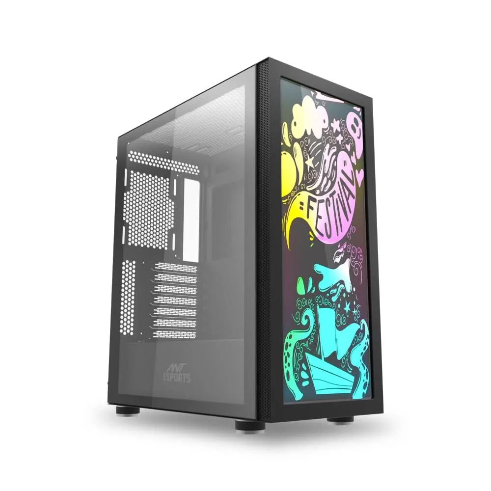 ANT ESPORTS GRAFFITI MID-TOWER ATX CABINET