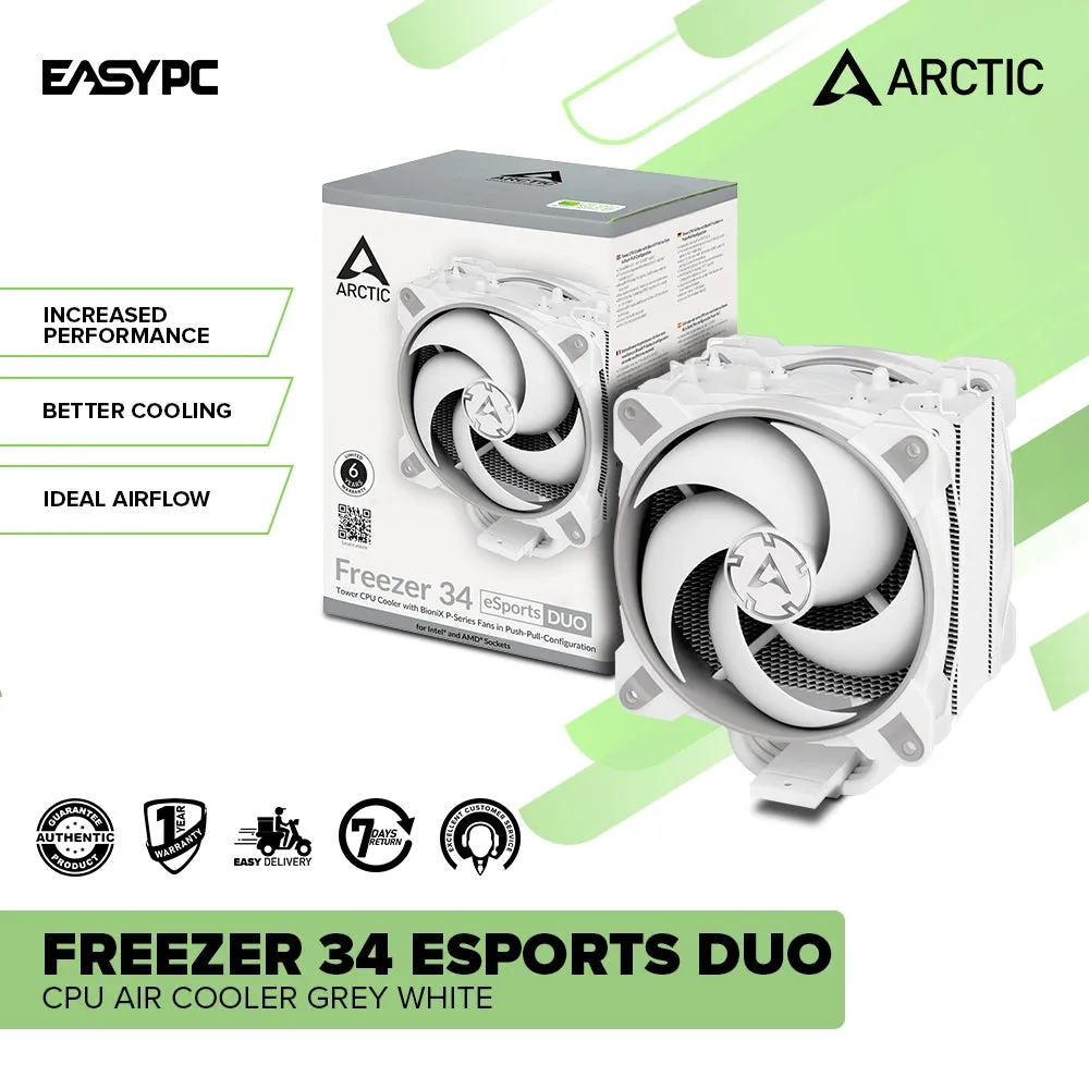 Arctic Freezer 34 eSports DUO Grey Black/White and Black Red/White CPU Air Cooler