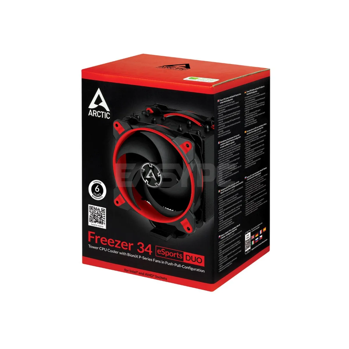 Arctic Freezer 34 eSports DUO Grey Black/White and Black Red/White CPU Air Cooler