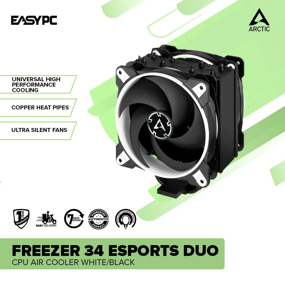 Arctic Freezer 34 eSports DUO Grey Black/White and Black Red/White CPU Air Cooler