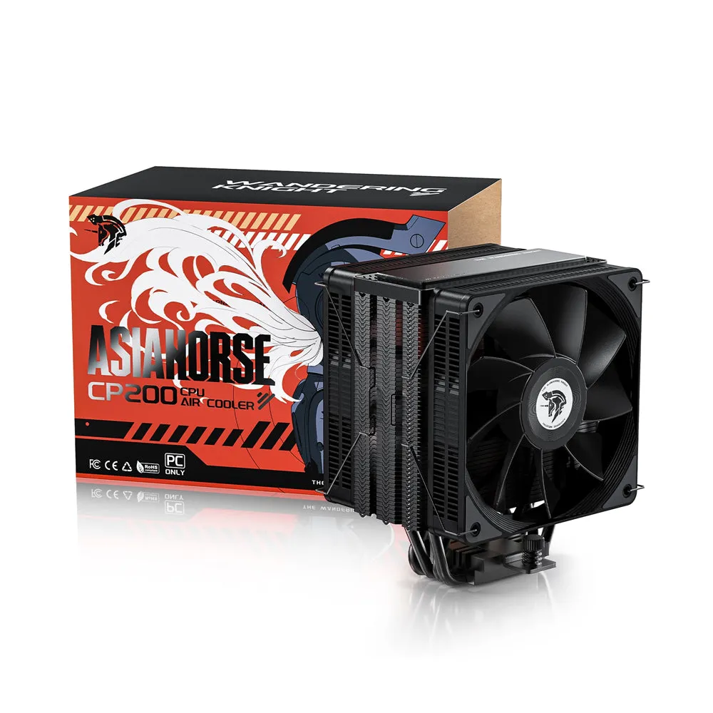 AsiaHorse CPU Cooler CP200 Black