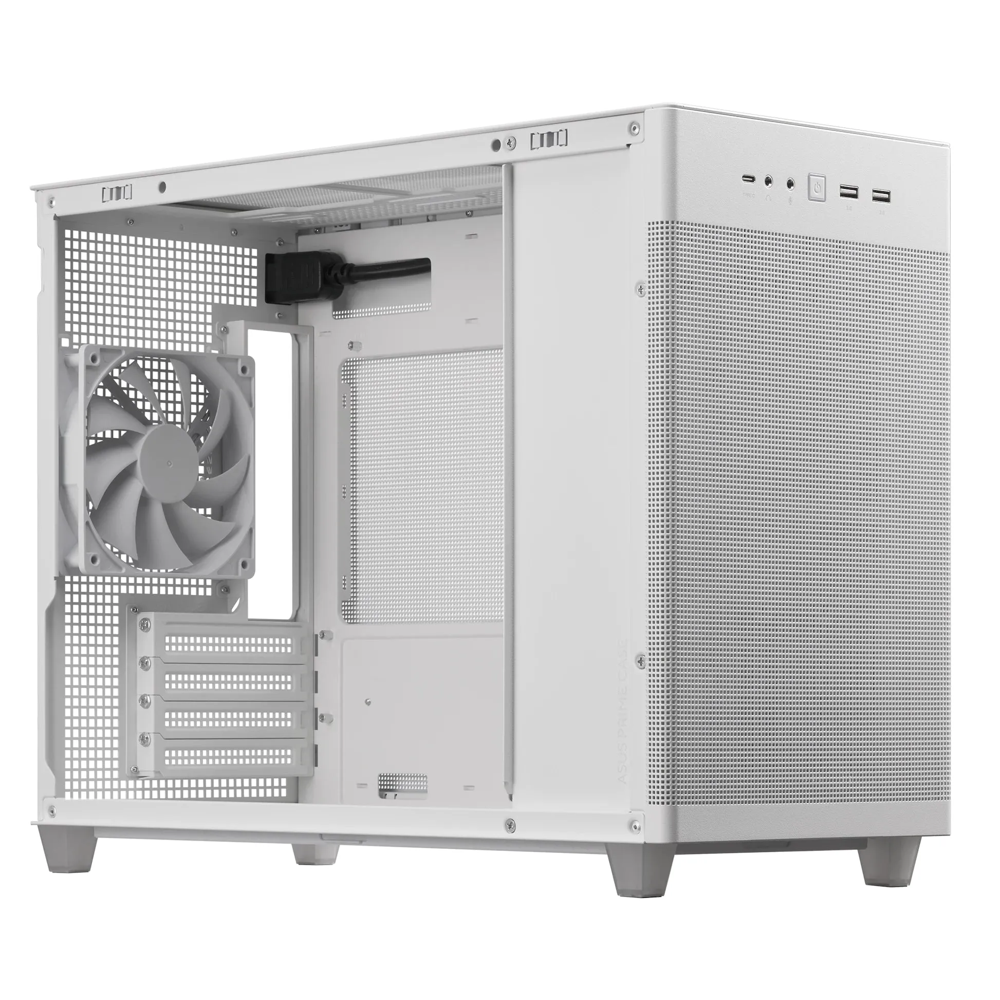 Asus Prime AP201 Mesh White MicroATX Case