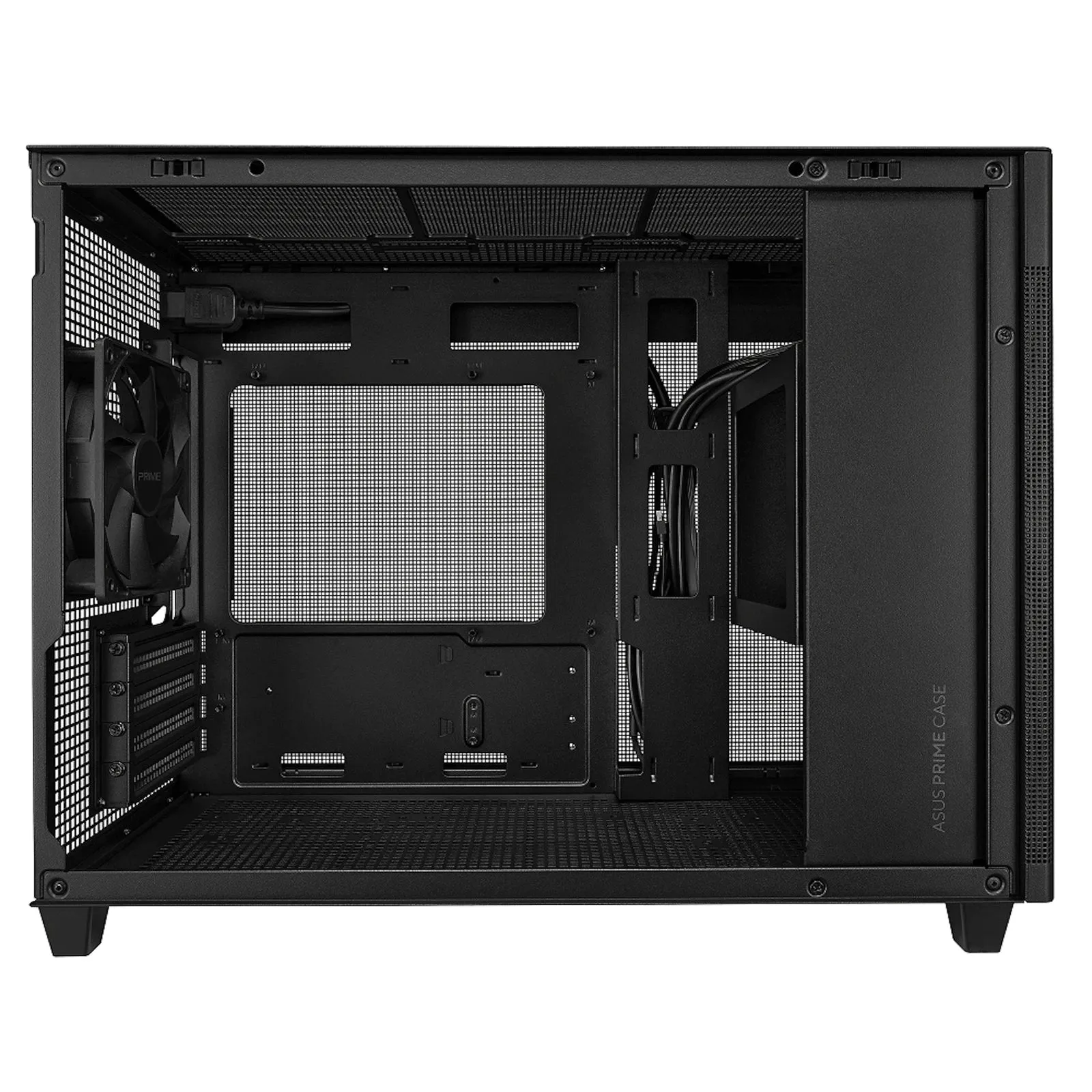 Asus Prime AP201 Tempered Glass Black MicroATX Case