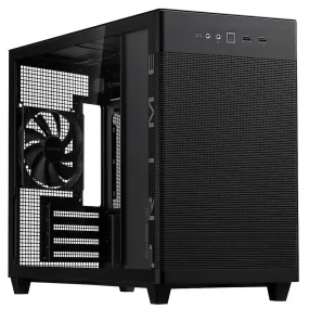 Asus Prime AP201 Tempered Glass Black MicroATX Case