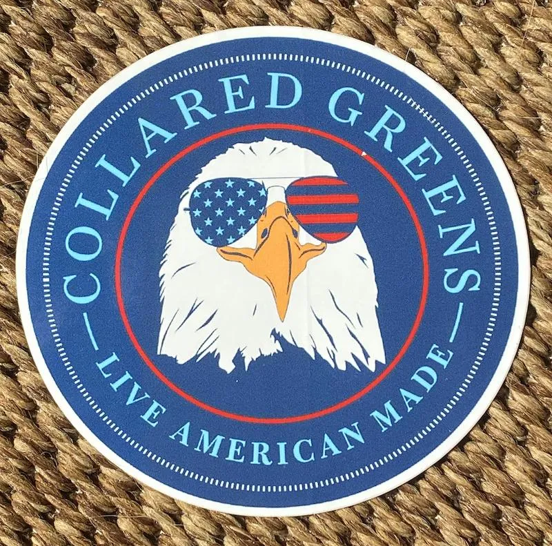 Bald Eagle: Sticker - Navy