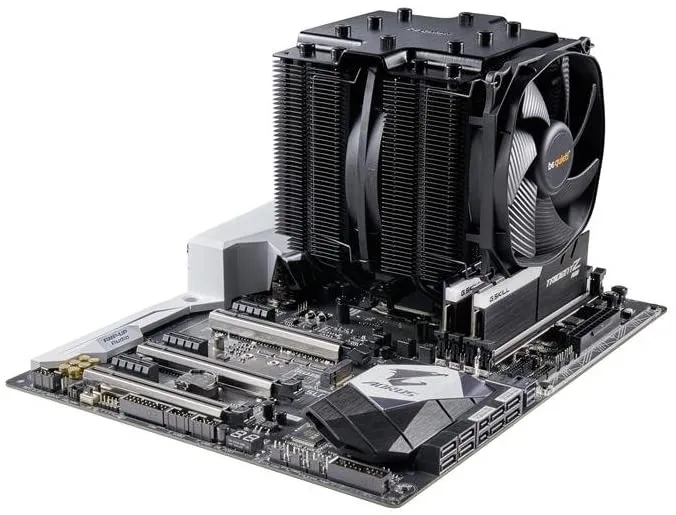 Be Quiet! BK022 Dark Rock Pro4 Heatsink & Fan, Intel & AMD Sockets, Dual Silent Wings Fans, Fluid Dynamic