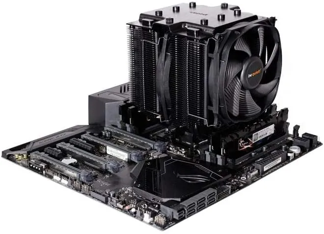 Be Quiet! BK023 Dark Rock Pro TR4, sTRX4 & TR4 Heatsink & Fan, AMD TR4 Socket Only, Dual Silent Wings Fans, Fluid Dynamic, CPU Cooler