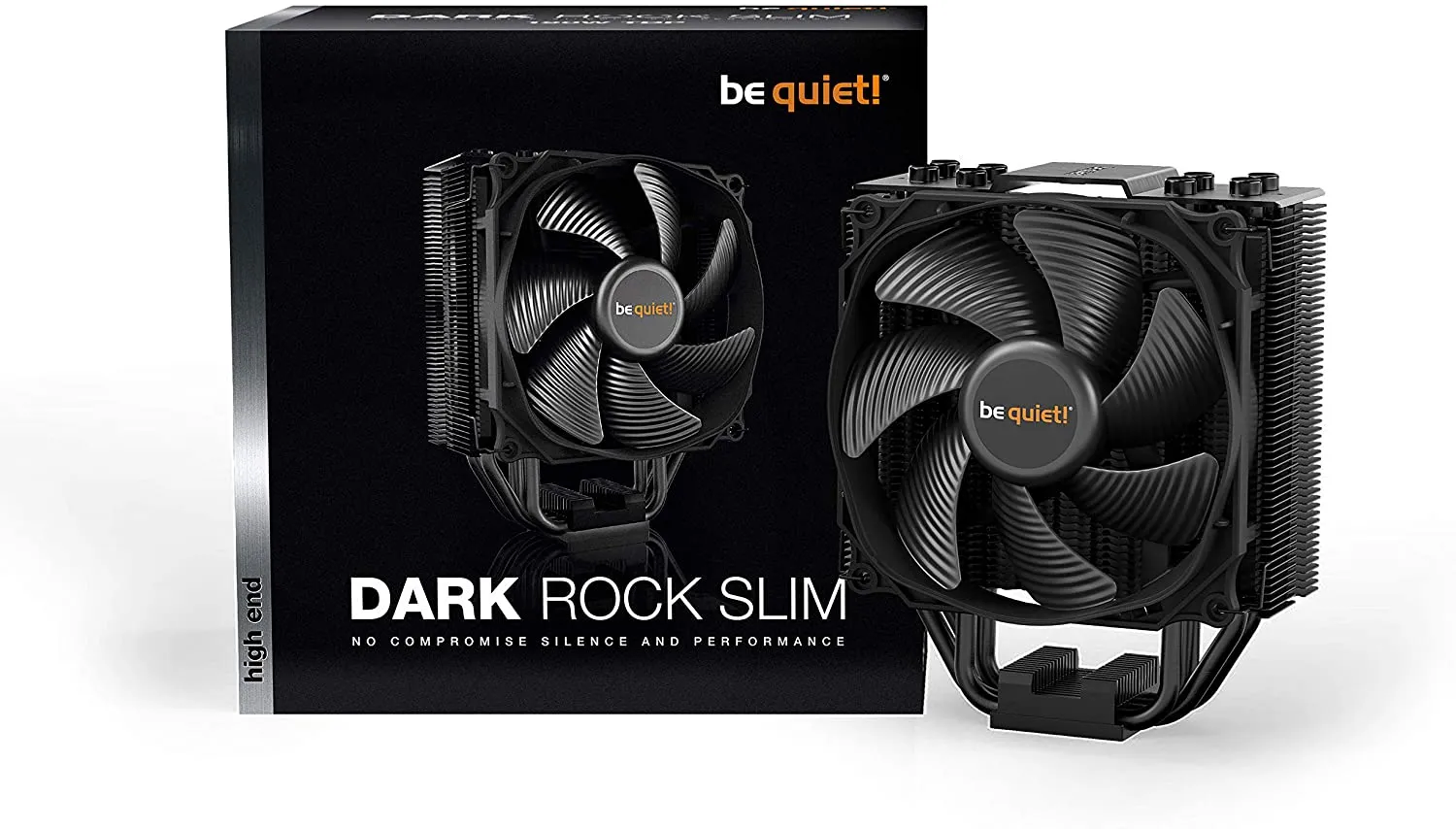 Be Quiet! BK024 Dark Rock Slim Heatsink & Fan, Intel & AMD Sockets, Silent Wings Fan, 180W, Fluid Dynamic