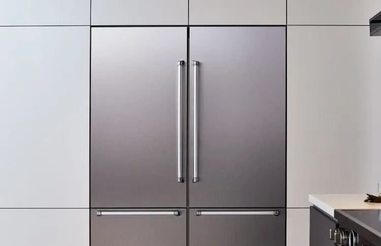 Bertazzoni 36 inch Left Door Stainless Steel Built-In Bottom Mount Refrigerator REF36BMBIXLT