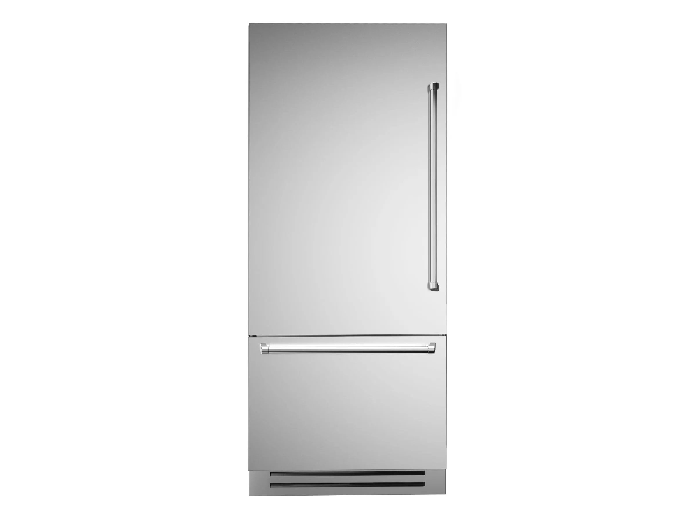 Bertazzoni 36 inch Left Door Stainless Steel Built-In Bottom Mount Refrigerator REF36BMBIXLT