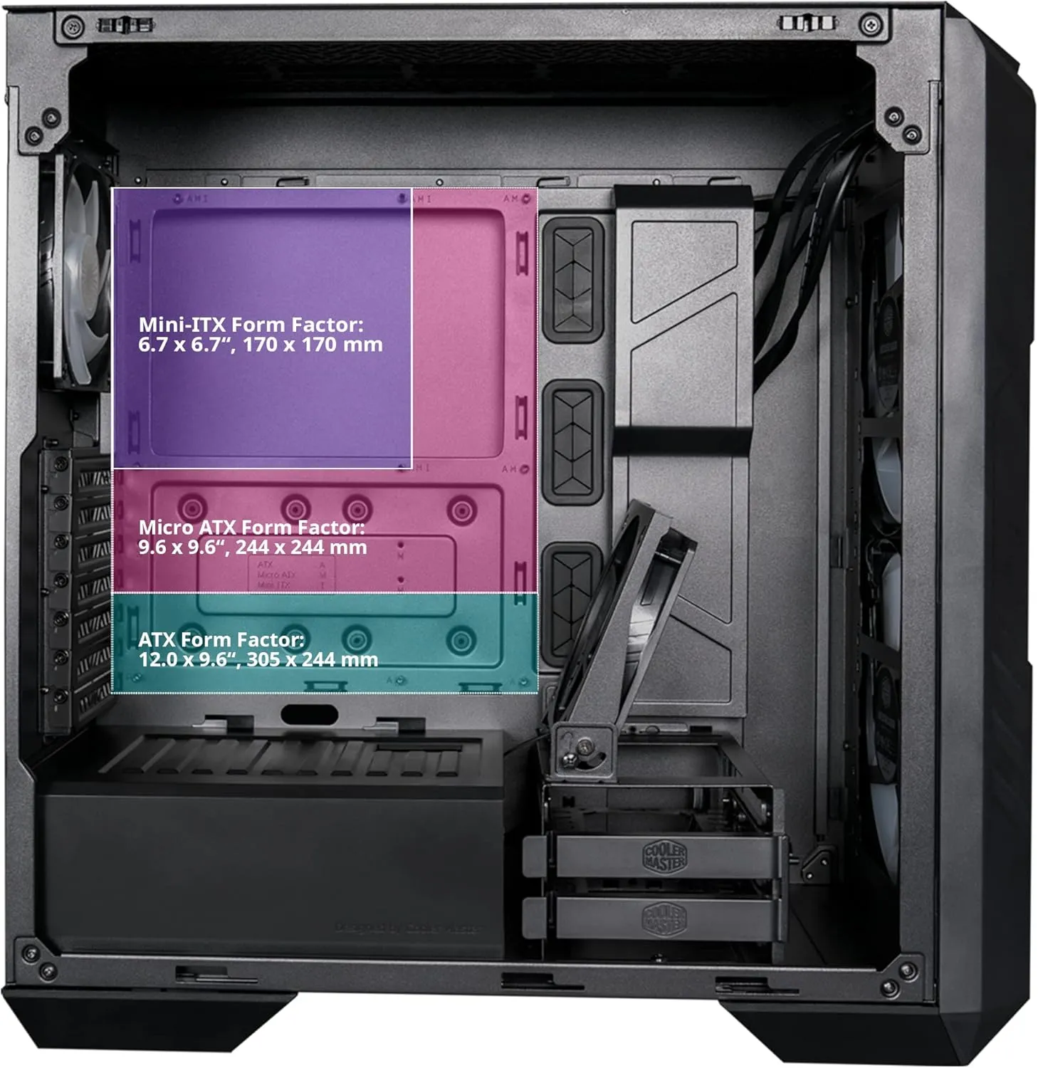 Cooler Master HAF 500 ATX CASE 黑色 (H500-KGNN-S00)