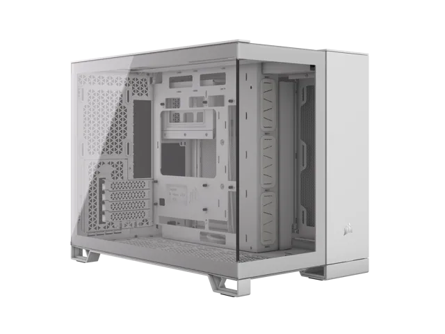 Corsair 2500X Mid-Tower Dual Chamber White 白色無立柱全景 Mid-Tower PC Case CC-9011266-WW