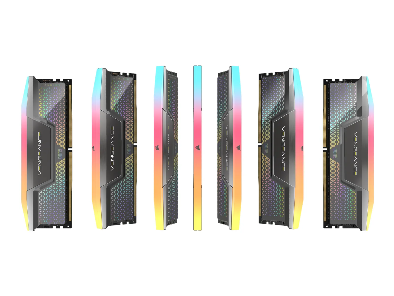 CORSAIR 48GB Kit (2x24GB) VENGEANCE RGB CUDIMM CMHC48GX5M2X8000C38 DDR5 8000MHz Memory