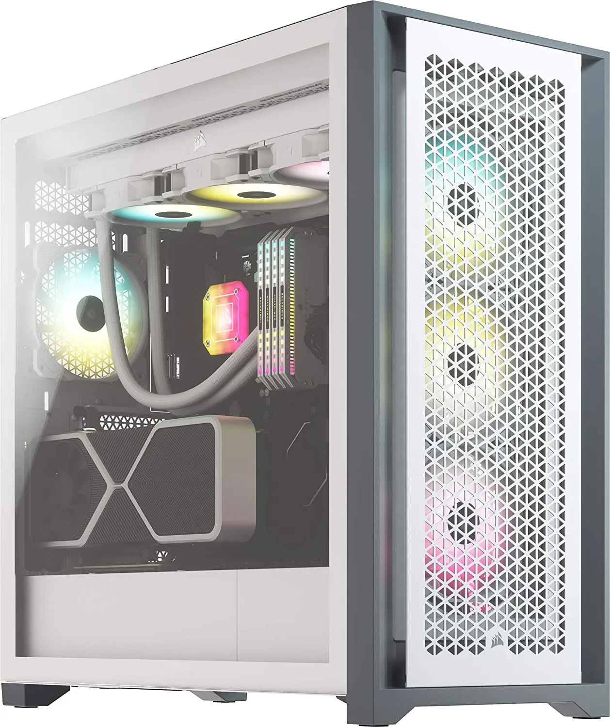 CORSAIR 5000D AIRFLOW MID-TOWER ATX CABINET WHITE