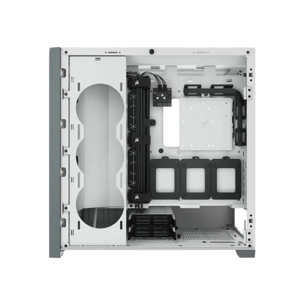 Corsair 5000D Tempered Glass Mid-Tower White ATX Chassis [CC-9011209-WW]