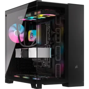 CORSAIR 6500 Black 黑色 無立柱全景Mid-Tower Case CC-9011257-WW 支援背插式主機板 (CA-6500X-BK)