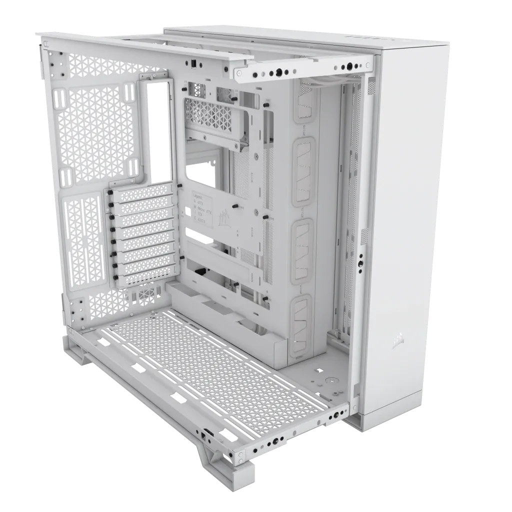 CORSAIR 6500D AIRFLOW White 白色 ATX Case CC-9011260-WW 支援背插式主機板