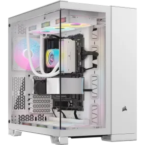 CORSAIR 6500X White 白色 無立柱全景Mid-Tower Case CC-9011258-WW 支援背插式主機板