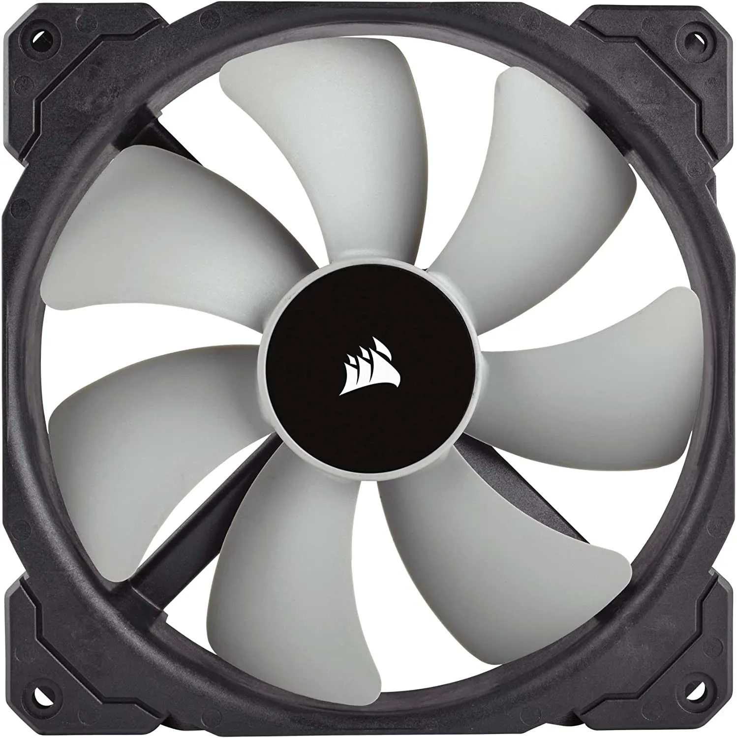 Corsair H115i PRO RGB water cooling, two ML140 fans, advanced software control of RGB lighting and fan speed, zero RPM fan mode, Black