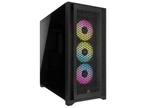 CORSAIR iCUE 5000D RGB AIRFLOW Black 黑色 Tempered Glass ATX Case CC-9011242-WW