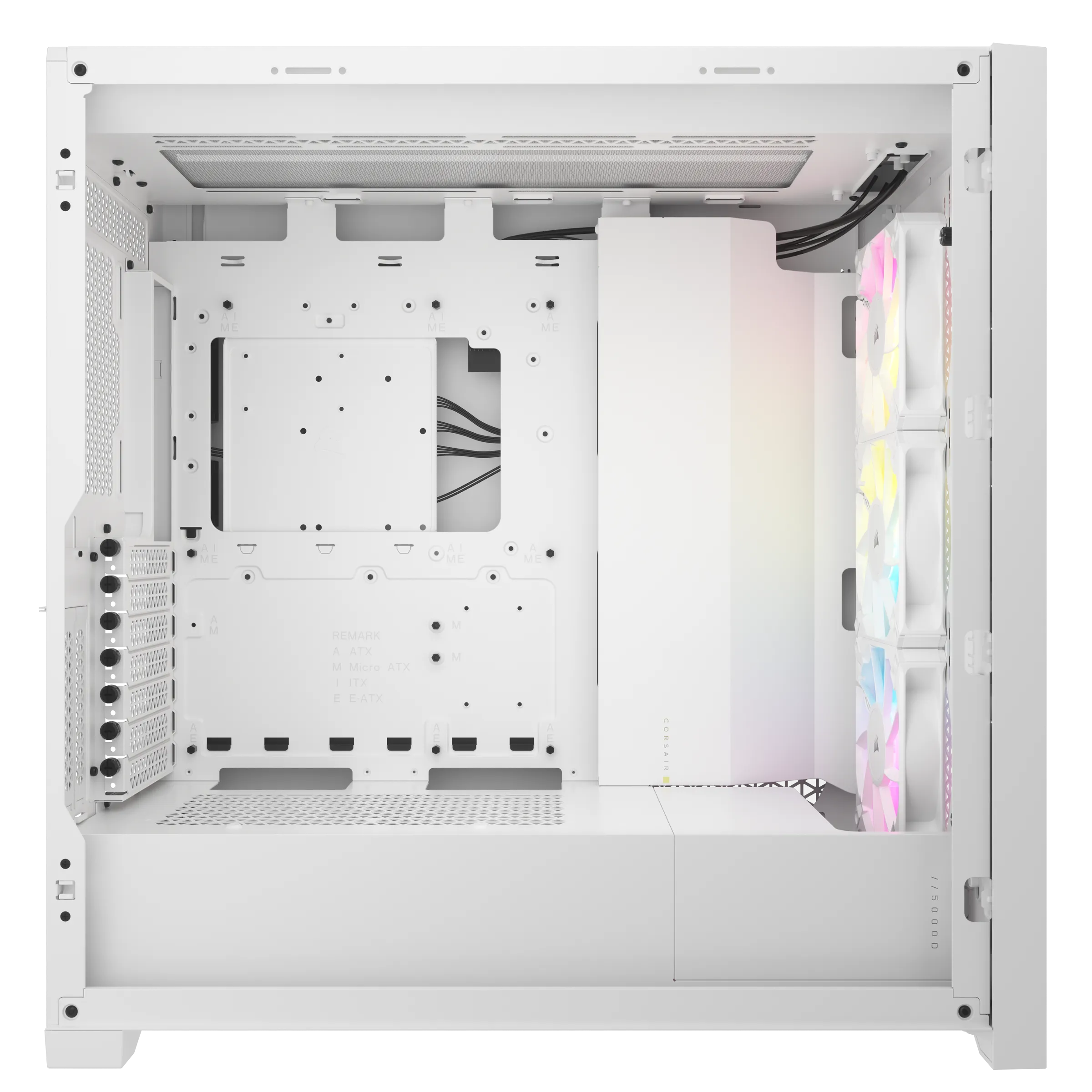 CORSAIR iCUE 5000D RGB AIRFLOW White 白色 Tempered Glass ATX Case CC-9011243-WW