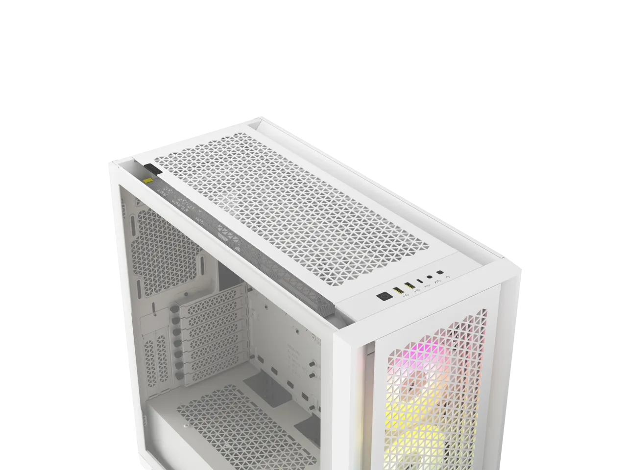 CORSAIR iCUE 5000D RGB AIRFLOW White 白色 Tempered Glass ATX Case CC-9011243-WW