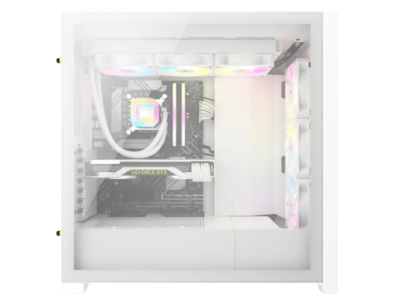 CORSAIR iCUE 5000D RGB AIRFLOW White 白色 Tempered Glass ATX Case CC-9011243-WW