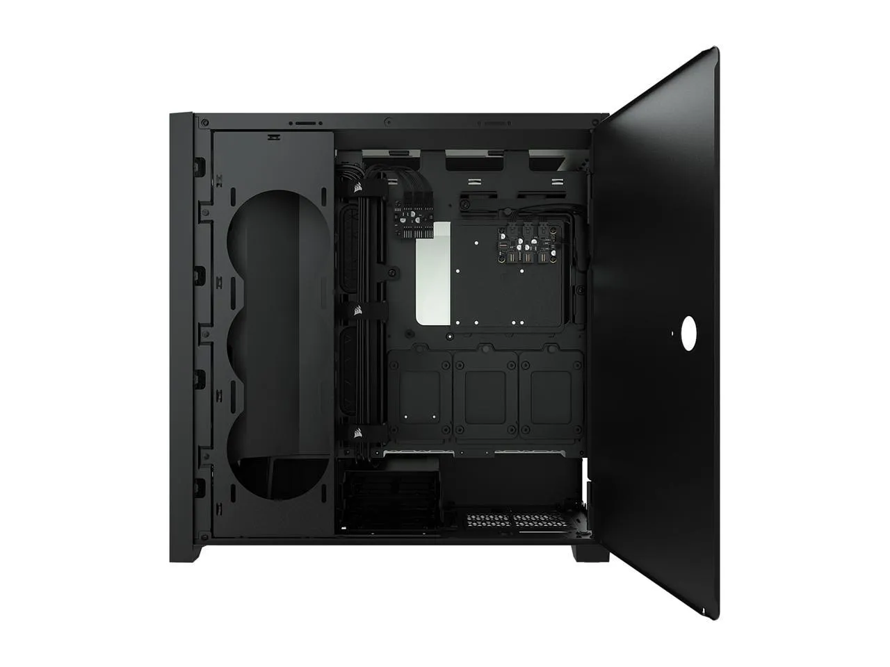 CORSAIR iCUE 5000X RGB Black 黑色 Tempered Glass ATX Case CC-9011212-WW