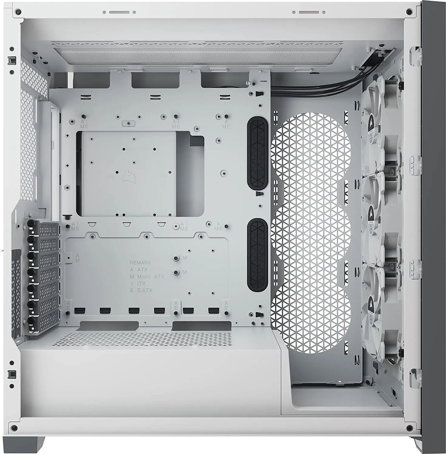 CORSAIR ICUE 5000X RGB MID-TOWER ATX CABINET WHITE