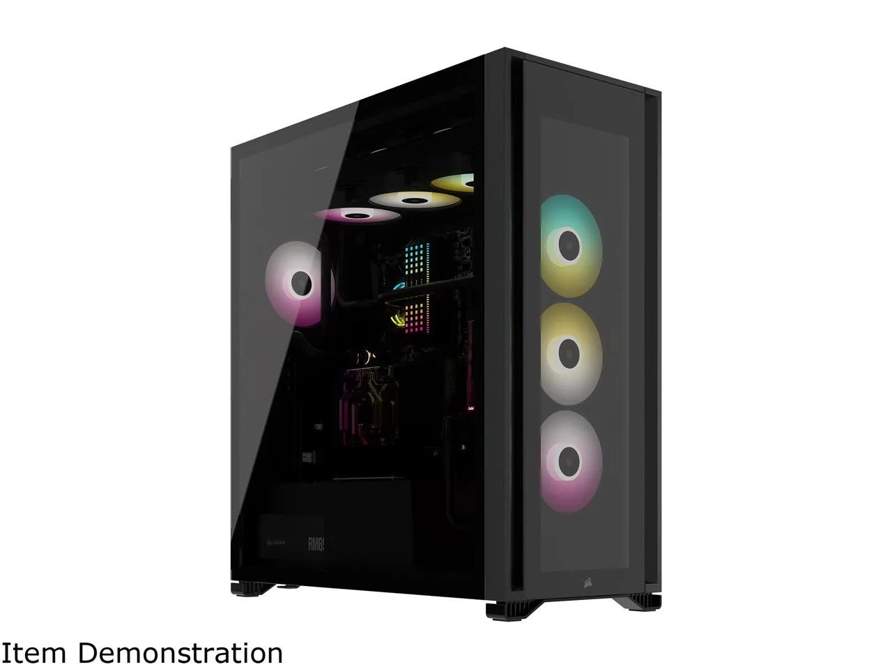 CORSAIR iCUE 7000X RGB Black 黑色 Tempered Glass ATX Case CC-9011226-WW