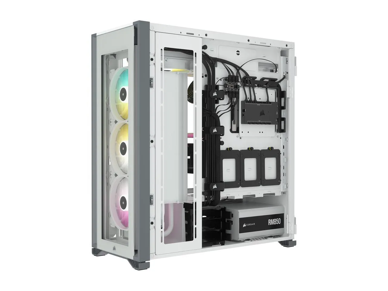 CORSAIR iCUE 7000X RGB White 白色 Tempered Glass ATX Case CC-9011227-WW