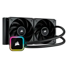 Corsair iCUE H115i RGB Elite water cooling system, black