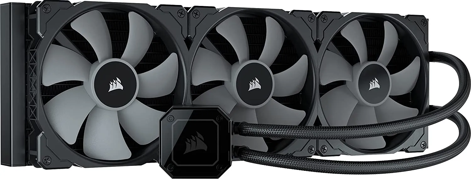 Corsair iCUE H170i ELITE CAPELLIX 420mm RGB Liquid CPU Cooler, 3 x 14cm ML140 RGB PWM Fans, Black