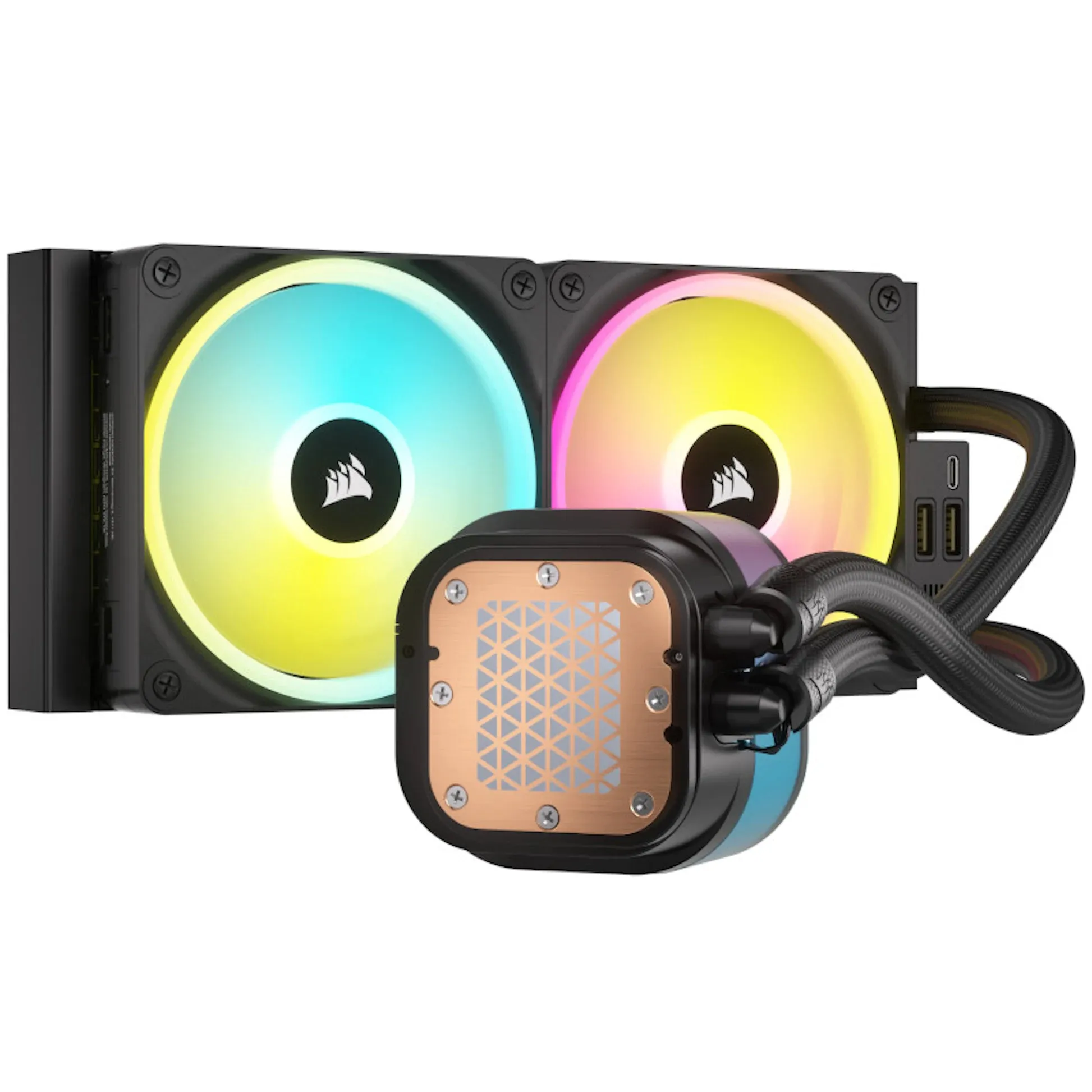 Corsair iCUE Link H100i RGB Black 240mm AIO Liquid Cooler