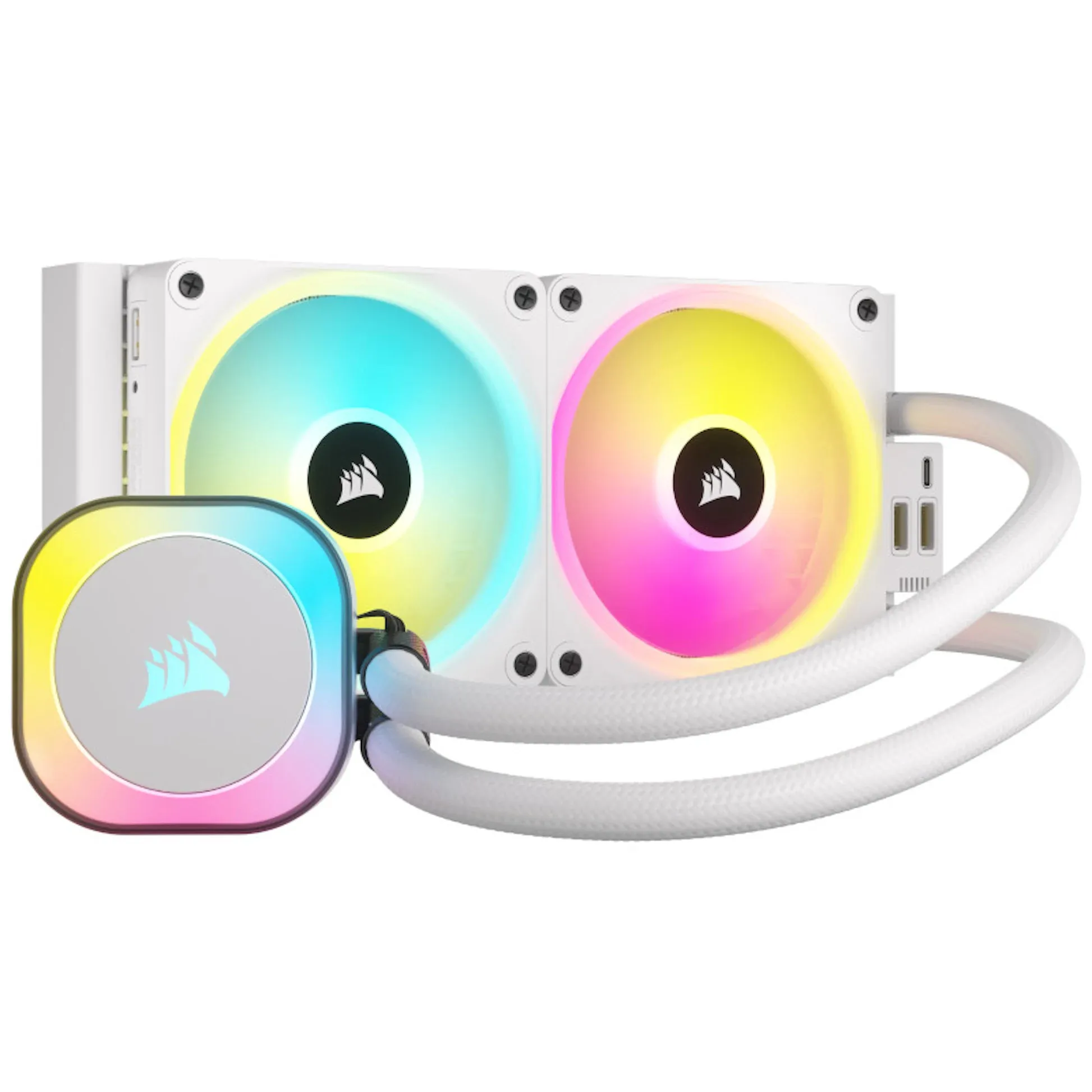 Corsair iCUE Link H100i RGB White 240mm AIO Liquid Cooler