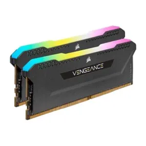 Corsair Vengeance RGB Pro SL 16GB Memory Kit (2 x 8GB), DDR4, 3200MHz (PC4-25600), CL16, XMP 2.0, Black