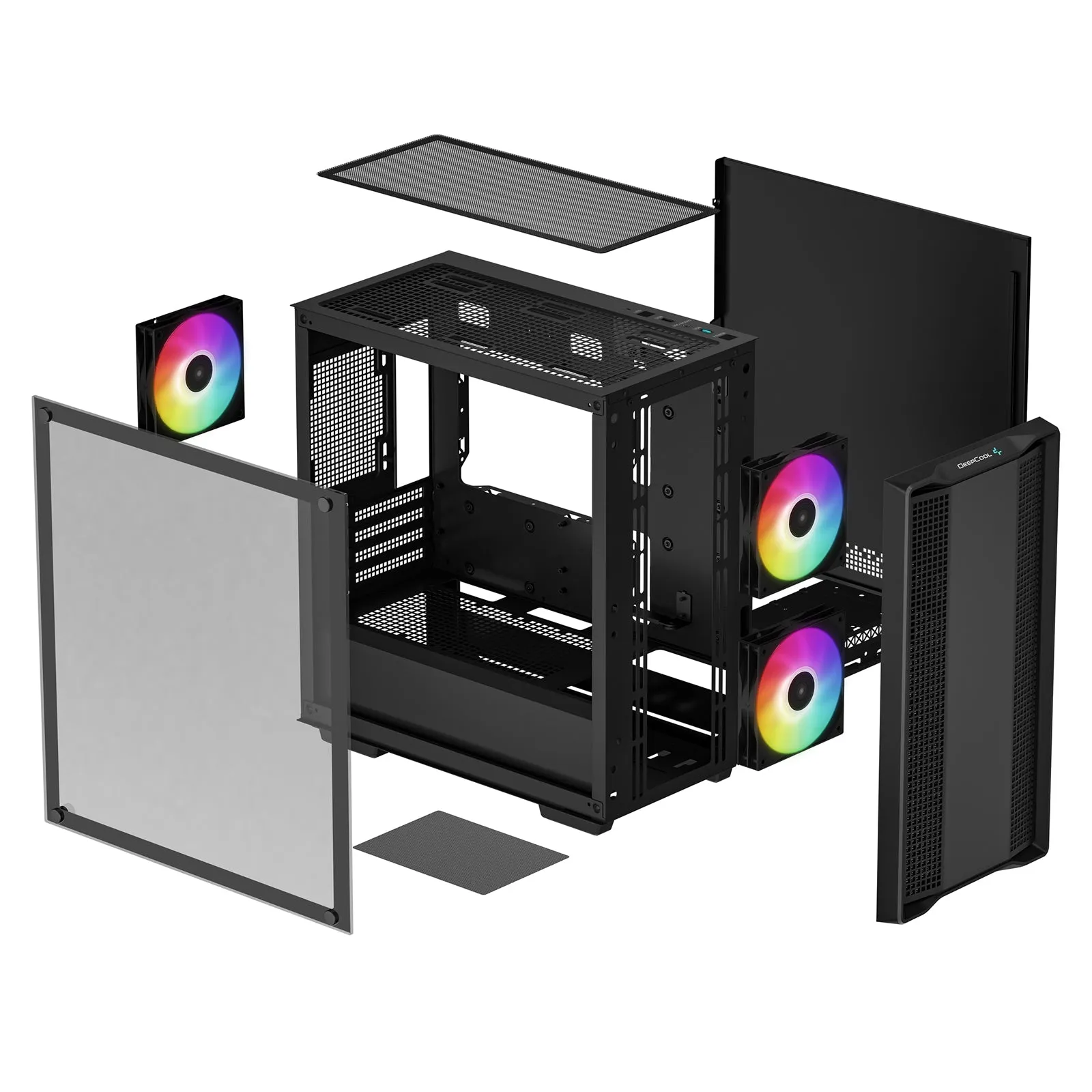 Deepcool CC360 A-RGB Micro-ATX Black Case