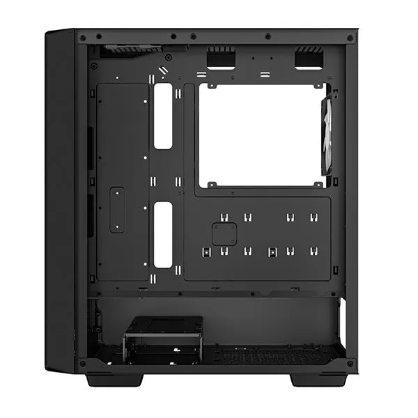 DeepCool CC560 ARGB V2 E-ATX Mid-Tower Case With Full-Sized Tempered Glass Window - Black