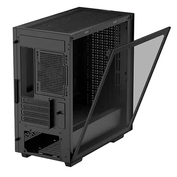 DeepCool CH370 Micro ATX Adjustable Front Mesh Design Tower Case - Black