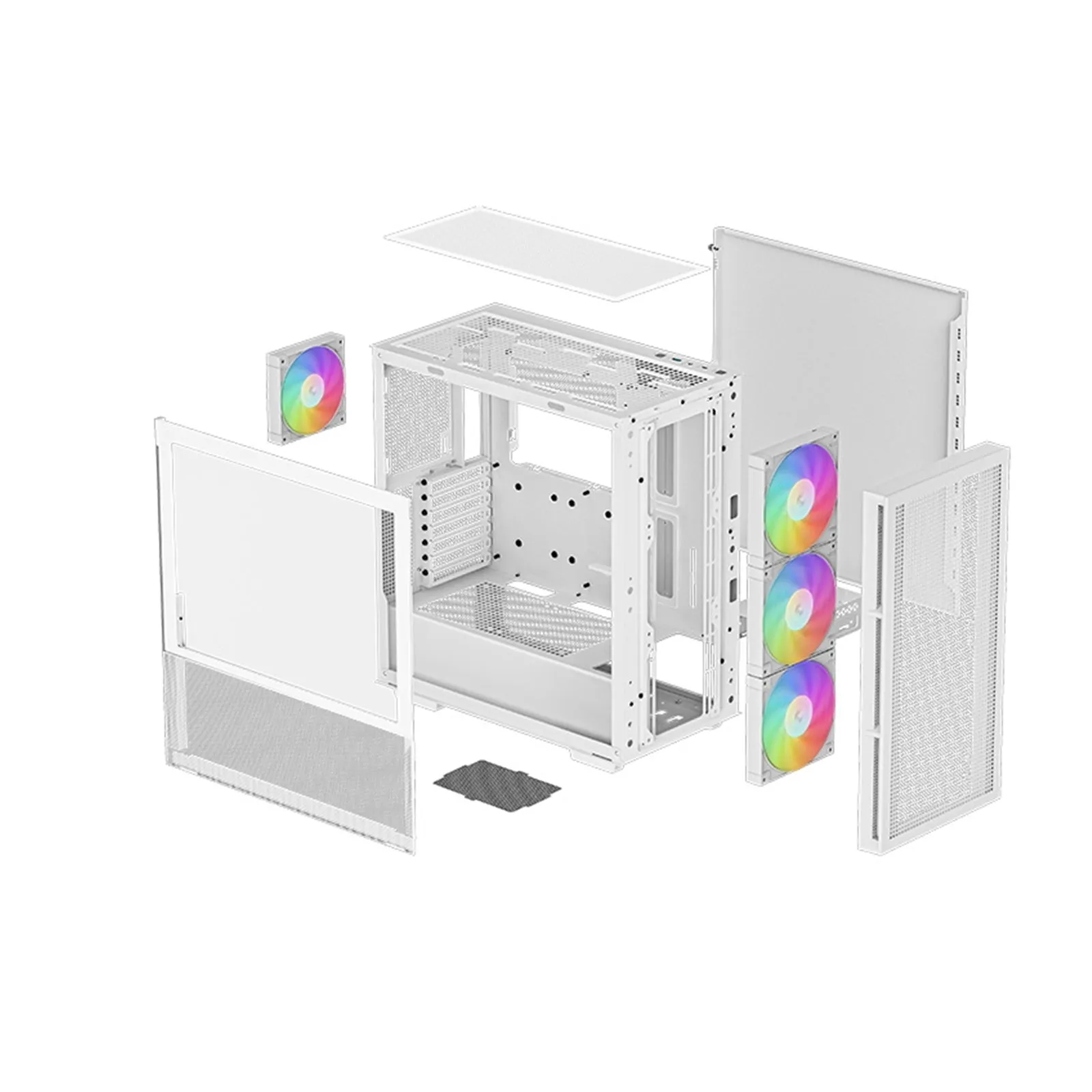 Deepcool CH560 WH Mesh White ATX PC Case