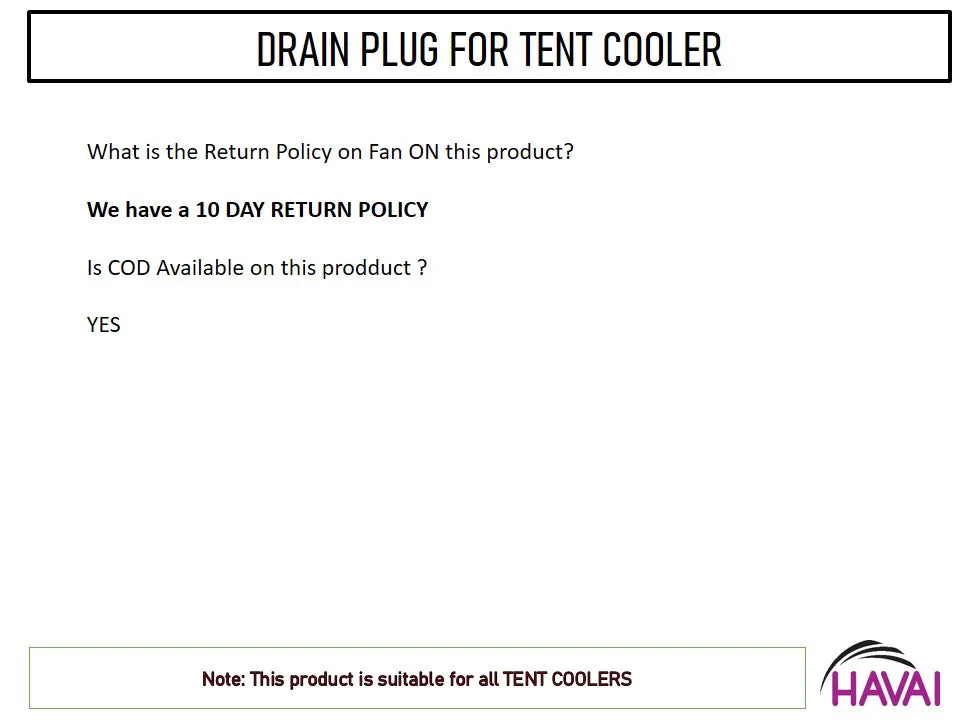 Direct Float - For Tent Coolers