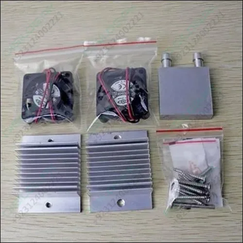 Diy Kits Thermoelectric Peltier Refrigeration Cooling System Water Cooling  Fan  2pcs Tec1-12715 Coolers