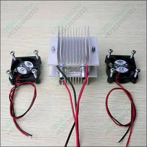 Diy Kits Thermoelectric Peltier Refrigeration Cooling System Water Cooling  Fan  2pcs Tec1-12715 Coolers